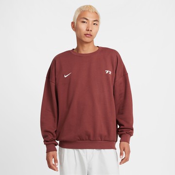 NIKE AS M NK CLUB OVERSIZED CREW OP 男套頭衫 咖紅-HQ2962231