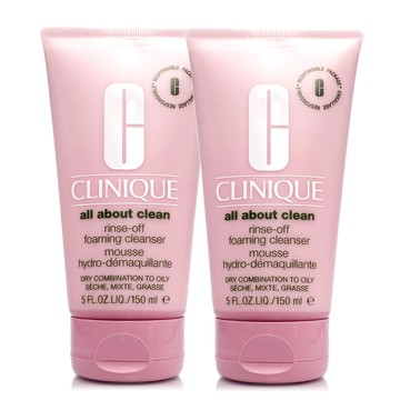 【CLINIQUE倩碧】三步驟洗面膠200ml / 溫和型卸妝慕絲150ml - 任選雙瓶組 (正統公司貨)