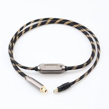 Type-c轉光纖optical 數位解碼線【M163】手機type-c 安卓 單晶銅