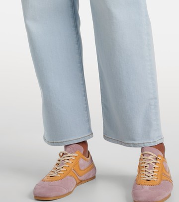 Frame Le Sleek high-rise straight jeans