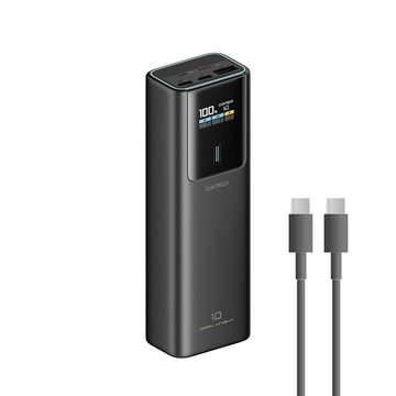 【Wh+CCC標示】CUKTECH 酷態科 10號PLUS 120W 行動電源 15000mAh (PB150P)-黑色