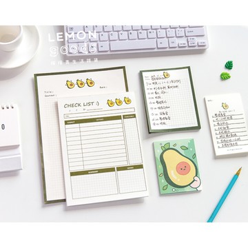 🍋檸檬青🍋清倉現貨可愛卡通系列4個系列共20款30張入學習計劃便簽包便簽本留言記事備忘錄手帳