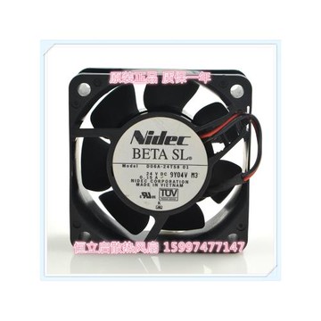 全新原裝Nidec尼迪克D06A-24TS801 6025雙滾珠ABB變頻器散熱風扇