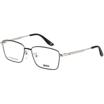 BMW 純鈦 光學眼鏡(黑配銀色)BW5091H