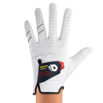 DDAM GOLF 男性用左手高爾夫手套  22號  混和顏色  1個
