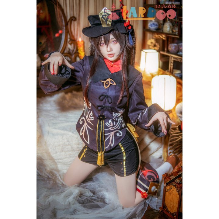 即購入可】原神 GENSHIN 胡桃フータオ コスプレ + ウィッグ Lサイズ