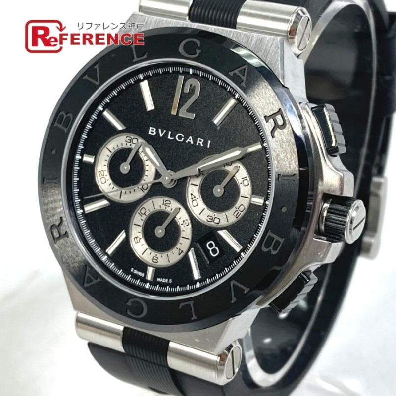 BVLGARI ブルガリ DG42SCCH クロノグラフ ディアゴノ セラミック 自動 