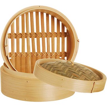 《EXCELSA》Asia雙層竹編蒸籠-18cm-