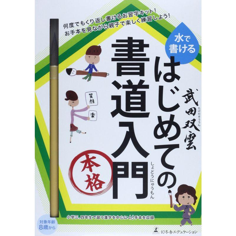 武田双雲 水で書けるはじめての書道入門 (バラエティ)