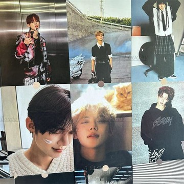 🐏熱門新品🐏 崔然竣周邊 txt 崔然竣海報 韓國明星牆面裝飾 宿舍背景牆貼 臥室愛豆牆貼壁紙 崔然竣應援周