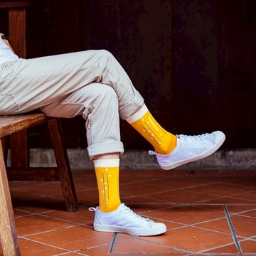 【Cosi】臺灣飲品系列-啤酒   無痕中長襪