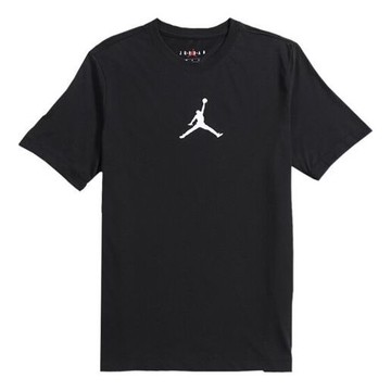 Air Jordan Flying Man Breathable Athleisure Casual Sports Short Sleeve Black