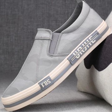 一腳蹬鞋子老北京高端男鞋夏季透氣懶人鞋男士休閑鞋布鞋男款潮流