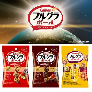 【江戶物語】calbee 卡樂比 富果樂 脆片球 森永牛奶糖風味 早餐 穀物 脆片 水果麥片 食物纖維 日本原裝進口
