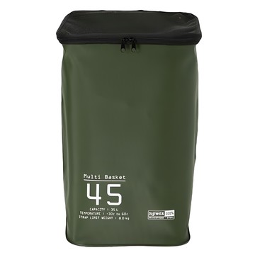 SLOWER 防水收納提籃 35L容量 耐溫-30°C to 60°C 承重8.0 kg  黑色  1個