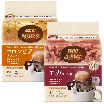 *貪吃熊* 日本 UCC 珈琲探究 濾泡咖啡 咖啡 沖泡咖啡 濾掛咖啡 摩卡風味 綜合風味