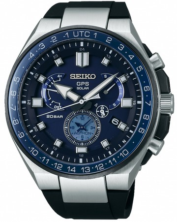 SEIKO 精工錶 GPS 系列 太陽能鈦金屬手錶 8X53-0BB0B(SSE167J1)-46mm-藍面膠帶【刷卡回饋 分期0利率】【APP下單點數13倍送】