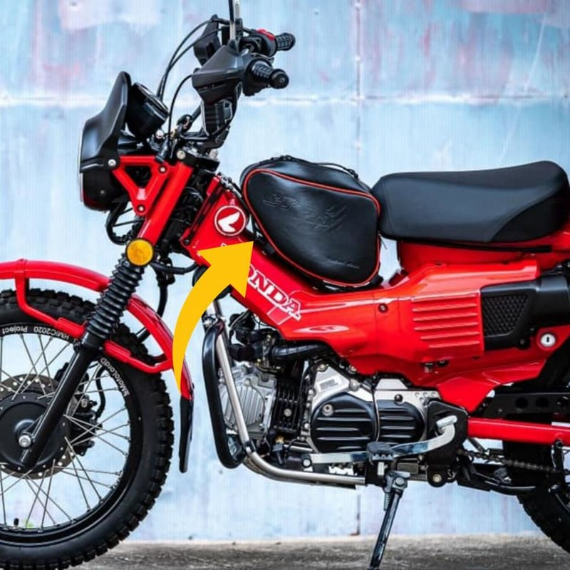 MOTOLORDD ホンダ ハンターカブ CT125用 センターラゲッジラックガード