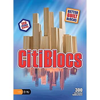 木製ブロック CitiBlocs シティブロックス ナチュラルカラーセット300
