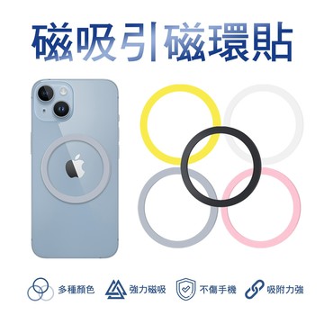 不刮手 多彩磁吸引磁環貼 磁吸貼 引磁貼 磁吸環 強力引磁圈 引磁環 0.15mm 適用各品牌手機