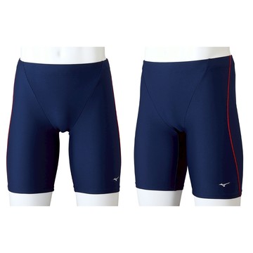 [秉宸] MIZUNO SWIM BASIC 男泳褲 男款長版 盒裝 四角泳褲 N2MBAA13