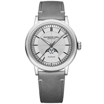 Raymond Weil Millesime 復古系列 月相機械腕錶 39.5mm 錶 手錶 送禮 / 2945-STC-65001