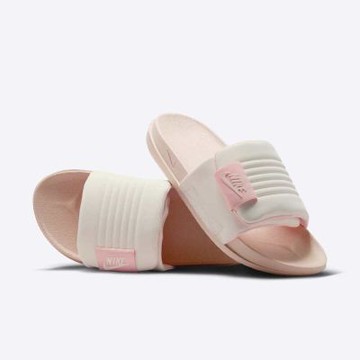 Nike W Offcourt Adjust Slide DV1033-104 女 運動拖鞋 涼拖鞋 舒適 白 粉橘