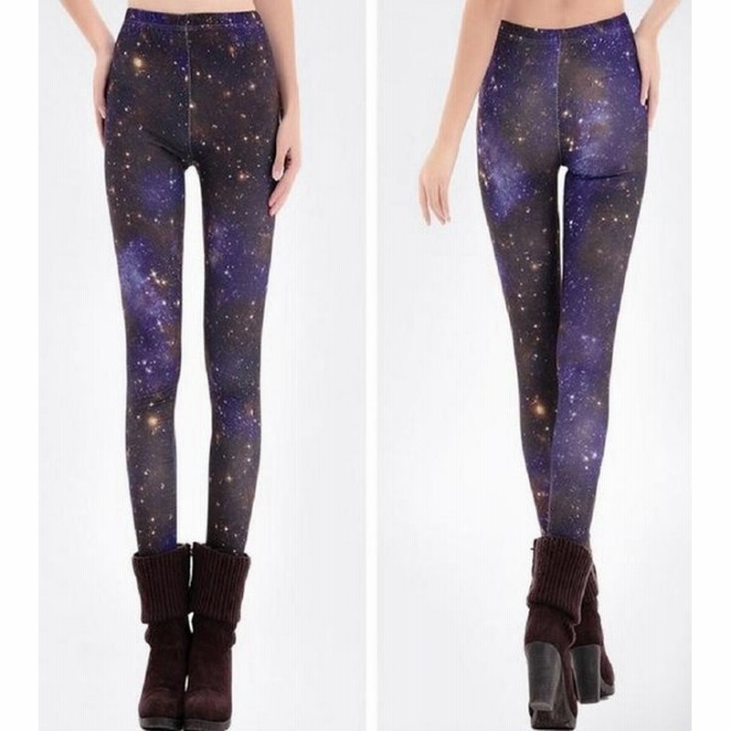 宇宙 柄 レギンス スペイシー 原宿系 レギンス レギパン スパッツ タイツ スキニー オールシーズン Free サイズ 美脚 オシャレ 感アップ コーデが変わる 宇宙 通販 Lineポイント最大get Lineショッピング