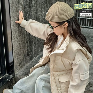 【加厚保暖】兒童馬甲 寶寶馬甲 工裝馬甲 棉馬甲 背心 馬夾 加絨內裡 防風保暖 百搭外穿 男女童通用 2024冬季新款