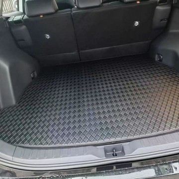 專車後備箱墊單片尾箱墊後備箱納帕皮防水墊子汽車後備箱墊五座