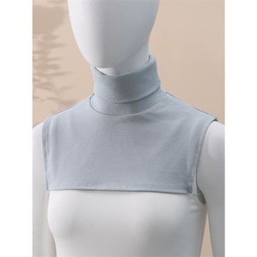 加寬高領假領子棉秋女冬男毛衣內搭護頸圍脖套脖男士配衛衣假領