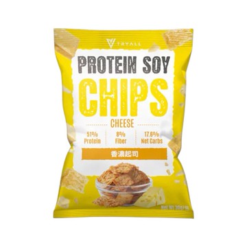 TRYALL 台灣第一高蛋白品牌 大豆蛋白酥脆脆-香濃起司 30g (TRY019)