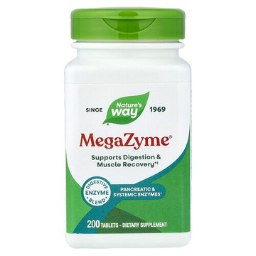 Nature's Way, MegaZyme®，雙效酶，200 片
