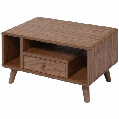JK-PLAN(ジェイケイ・プラン) Pico series Table(ブラウン)リビングテーブル Pico(ピコシリーズ) FAP-0013-BR 返品種別A