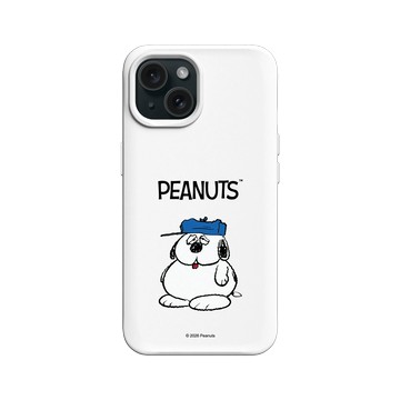 iPhone 15 SolidX 白 - 史努比 Snoopy - 經典 - Olaf歐拉夫