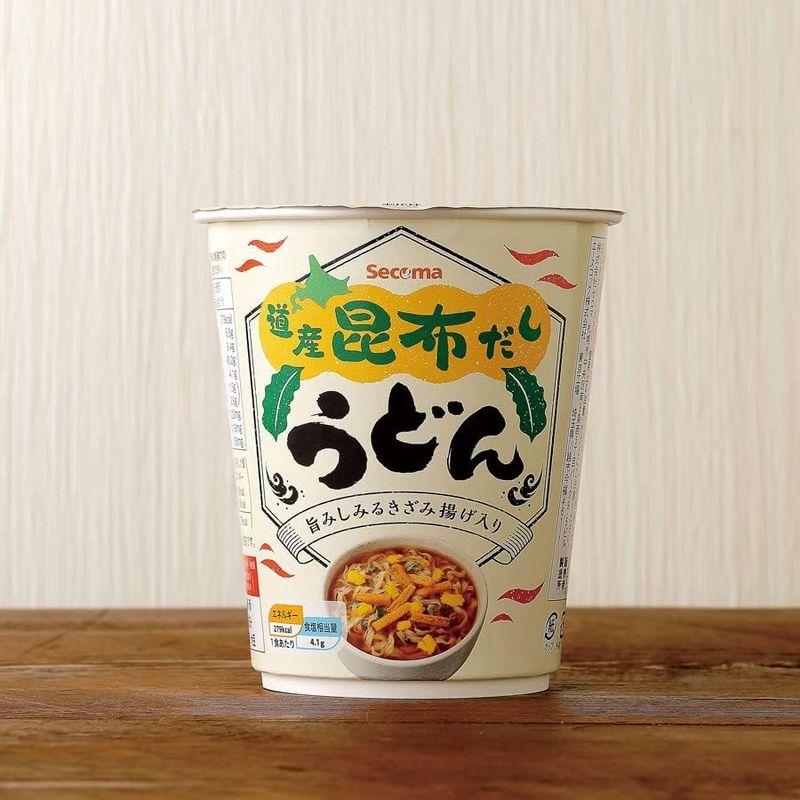 セイコーマート 道産昆布だし うどん 12個入 カップ麺