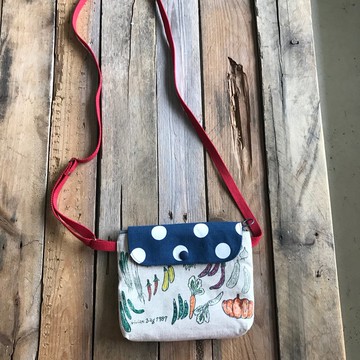 蔬菜絹印包/斜背包