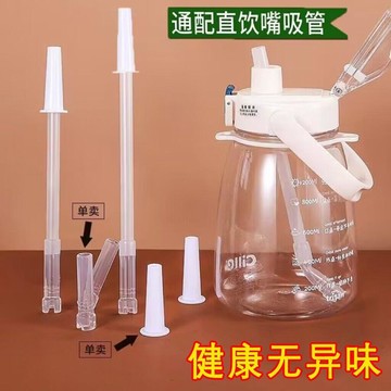 🌈🌈大肚杯保溫水杯吸管太空杯直飲輔助吸管配件外置專用杯子吸管超長