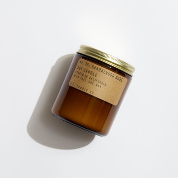 【P.F. CANDLE CO.】美國經典手工香氛蠟燭7.2oz－檀香玫瑰(No. 32 SANDALWOOD ROSE / 204g)