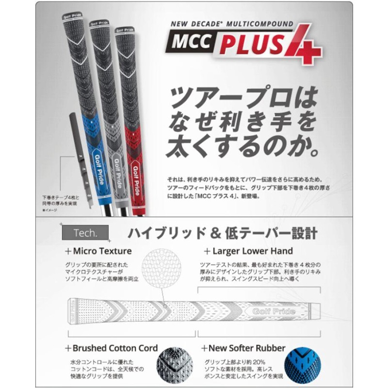 ゴルフプライド Golf Pride マルチコンパウンド プラス 4 MCC PLUS4