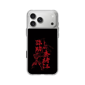 iPhone 17 Pro Max Clear Case（相機按鈕） 透明 - Assassin's Creed - Assassin's Creed® Shadows - Naoe and Yasuke kanjis