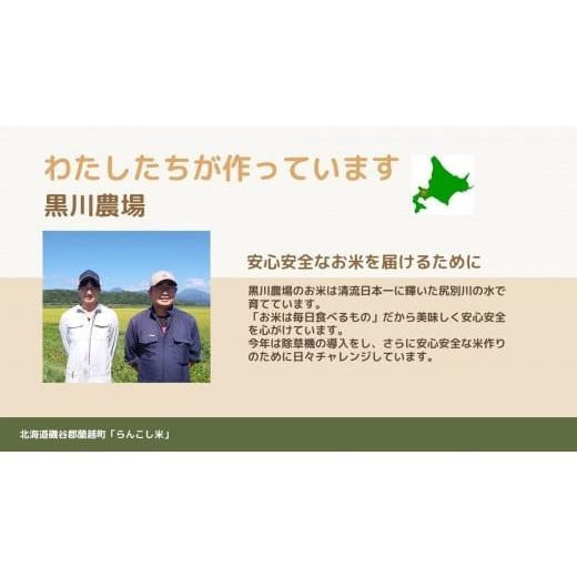 ふるさと納税 北海道 蘭越町 〈令和5年産新米〉らんこし米（おぼろづき）　２ｋｇ（黒川農場）