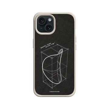 iPhone 15 SolidX 貝殼灰 - Sketch Factory - 經典洋芋片