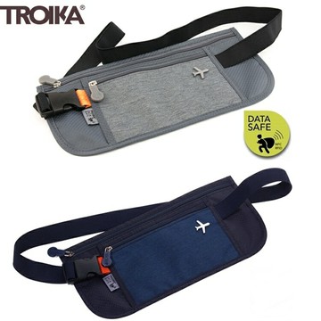 又敗家@德國TROIKA防NFC防感應錢包防RFID防盜刷防側錄信用卡包BLB20系列(28x13cm袋體/16x0.9cm側袋)防竊証件貼身包護照包【全館299超取免運】【APP下單點數4倍送】