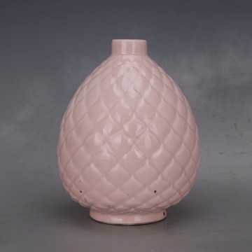 景德鎮 建國瓷廠單色釉菠蘿瓶【包老】復古家居擺件倉庫庫存收藏