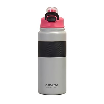 AWANA 手提彈蓋隨手瓶 8.3 x 8.3 x 25.5cm  石墨灰  800ml  1個