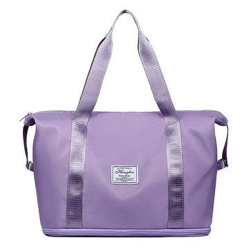 葉子小舖 萬向輪行李包  大  紫色