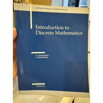 【823A-6】絕版原文書七成新《Introduction to Discrete Mathematics》 1991