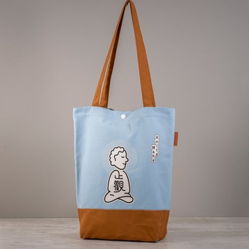 止觀側背帆布包