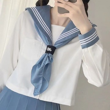 『ATC』 日系JK水手服短袖套裝 國中學生制服百褶裙 多色領結蝴蝶結可選 角色扮演穿搭 尺寸齊全S到3XL 台灣現貨